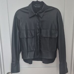 Zara Faux Leather Women's Jacket